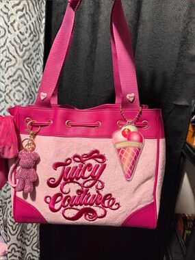 Juicy Couture Sugar rush Flamingo tote